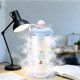 thumbnail image 5 of Botella de agua de acero inoxidable de 600 ml con aislamiento al vacío y pajita desmontable, taza portátil a prueba de fugas para bebidas frías y calientes, para adultos y niños., 5 of 6