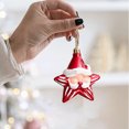 thumbnail image 4 of Xihbxyly Los Artículos Más Vendidos Adorno para Árbol de Navidad, 2 Piezas, Plástico para Colgar En La Víspera de Navidad, Bonitos Accesorios para Árbol de Navidad de Color Rojo, Decoración Colgante, 4 of 6
