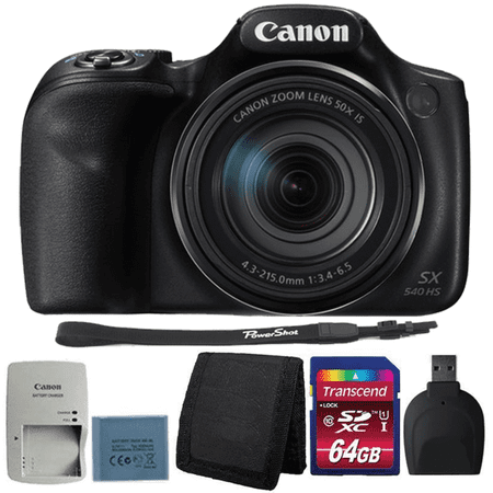Canon Powershot SX540 HS 20.3MP Digital Camera with Accessory Bundle