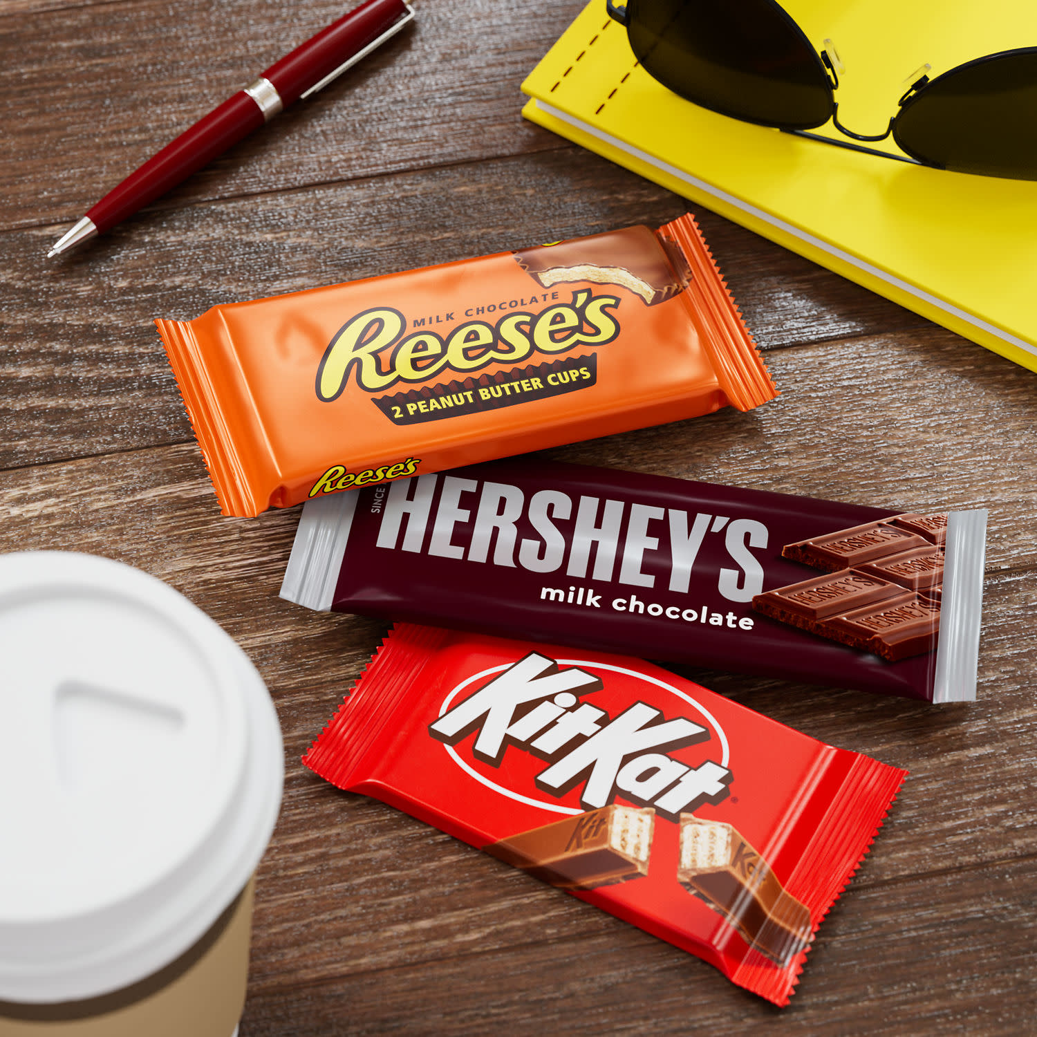 Hershey's, Kit Kat & Reese's Full Size Variety Box, 27.3 oz photo 5