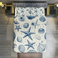thumbnail image 5 of Seashell Starfish Pattern Set Duvet Cover Bedding Set Duvet Cover Polyester Quilt Cover for Queen Size, 5 of 6