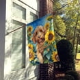 thumbnail image 2 of Cockapoo in Sunflowers House Flag, 2 of 5