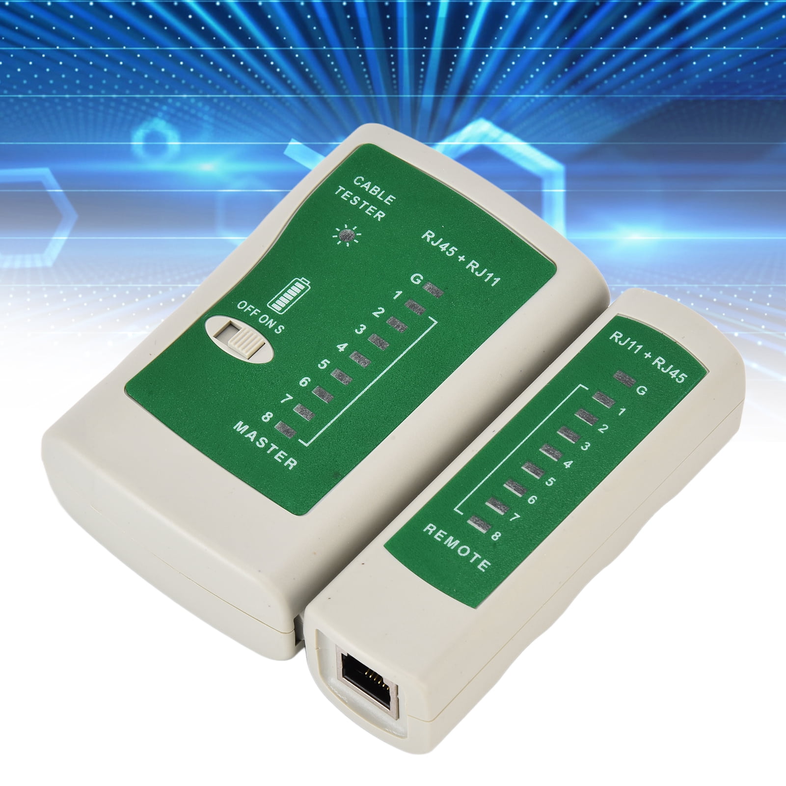 Octpeak Network Cable Tester RJ45/11 Line Finder Double Purpose Cable