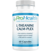 ProHealth L-Theanine Calm-Plex with GABA and 5-HTP (Suntheanine) (100 mg, 60 medium capsules)