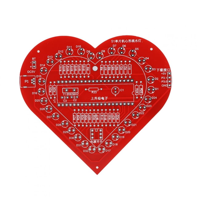 Módulo de luz de corazón, módulo MCU colorido de bricolaje Módulo de lámpara de corazón de bricolaje Módulo de luz de corazón de bricolaje Creado para precisión