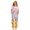 F121-Pink, variant on FYDUU Girls Overalls Kids Sleeveless Straight Leg Jumpsuit Suspender Pants With Pocket Ice Cream Printed Bib Overall Trousers School Wear 9-10 Years