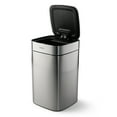 thumbnail image 2 of Tramontina 3.17-Gallon Stainless Steel Touchless Waste Bin with SS Capped Lid, Motion Sensor, Bag Tuck Hole, 2 of 6