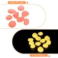thumbnail image 4 of Uxcell 100Pack Glow Rocks 13-17mm Glow Pebbles Decoration in the Dark Luminous Stones Decor DIY Decorative Orange, 4 of 8