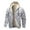 Light Gray, variant on uikmnh Men's Jackets Winter Jacket Men's Lined Jacket with Hood Men Plain Coat with Zip Men's Windproof Outdoor Jacket Warming Jacket Coat Winter Coat Size:2XL