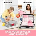 thumbnail image 5 of nine bull 11 PCS Packing Cubes for Suitcases Travel Organizer Bags Foldable Luggage Organizers Cubes Set for Travel Essentials, 5 of 6
