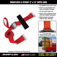 thumbnail image 2 of Snap-Loc SLTE212CR 2 in. x 12 ft. Cam E-Strap with Hook & Loop Storage Fastener, 2 of 5