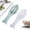 Blue/White, variant on Portable Fish Scale Peeler, Manual Fish Scaler Remover with Collection Box and Protective Cover, Fast Descaler Scraper Tool for Kitchen Seafood Cleaning, Mess Contained Home Prep