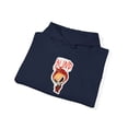 thumbnail image 3 of Blind Gangsta Reaper 2002 Skateboard Creager 00s Vintage Classic Hoodie Print - 3XL / Navy, 3 of 5
