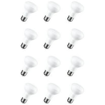 12 Pack LED Lights BR20 R20 Dimmable LED Light Bulbs, Flood Light Bulb Indoor, 7.5W (50W Eqv.), 525lm, 4000K Cool White