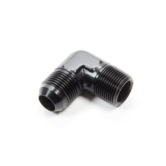Aeroquip 90 Deg Alum #12 Flare 3/4in Black