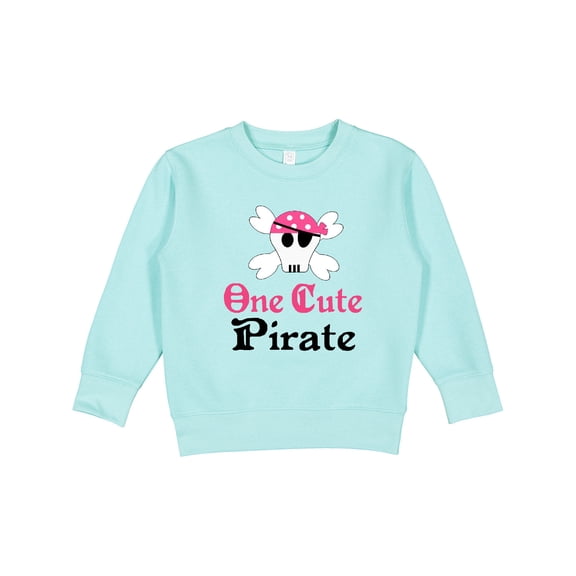 Inktastic Girls Cute Pirate Toddler Sweatshirt