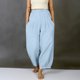 thumbnail image 3 of Pantalones de Cintura Elástica para Mujeres de Cintura Alta Color Sólido con Bolsillos, Pantalones de Longitud Completa Casual para Todas las Estaciones, 3 of 6