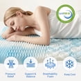 thumbnail image 7 of 4" King Mattress Topper, Cooling Gel CertiPUR-US Memory Foam, Pressure Relief, 7 of 7