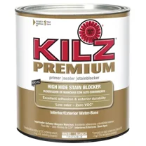 6-Pack of 1 Qt Masterchem 13002 White Premium High Hide Stain Blocker Interior/Exterior Primer