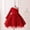 F-58Red, variant on ZHOGXU Big Kids Girls Dress One Shoulder Solid Color Sequins Bow Design Elegant Stylish Tutu Dresses For Birthday Party Evening Gown Gold 3-4 Years
