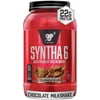 BSN Syntha 6 Whey Protein Powder, Chocolate, 2.91lb