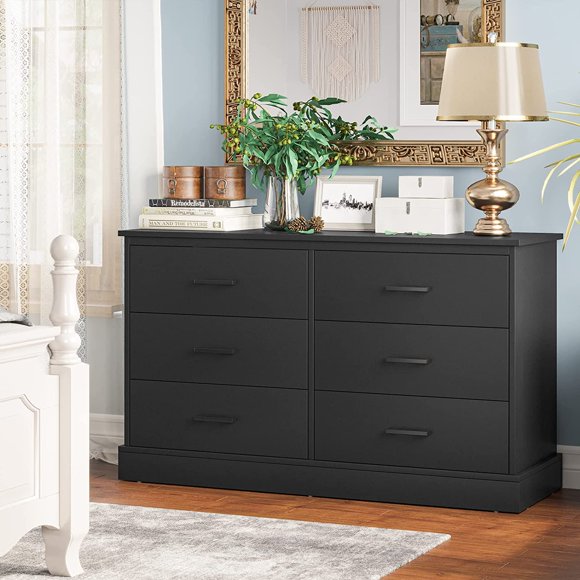 Black 6 Drawer Dressers