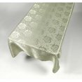 thumbnail image 3 of "Rose Damask" 60"x108" Fabric Tablecloth in White, 3 of 4