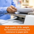 thumbnail image 4 of Multipurpose Copy Printer Paper, 8.5 x 11 Inches, 20 lb, 92 Bright, White, 1 Ream (500 Sheets), 4 of 8