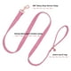 thumbnail image 3 of Collar y correa de perro DOGWONG de algodón rosa para niñas y perros, 3 of 6