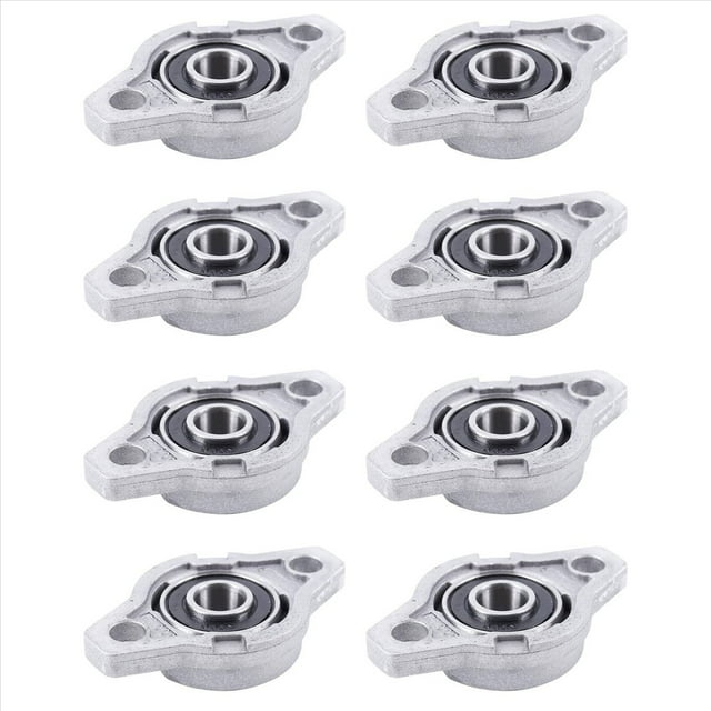 8X Rodamientos de Bloque de Almohada con Interior de 10 mm de Diámetro Interior KFL000