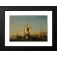 thumbnail image 2 of Félix Ziem 14x11 Black Modern Framed Museum Art Print Titled - Venice; View of San Giorgio (Before 1892), 2 of 5