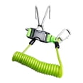 thumbnail image 1 of Correos de buceo de buceo Accesorios seguros Cordino espiral en espiral acero inoxidable Desgaste resistente a la utilidad multipropósito resistente Verde, 1 of 8