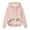 Pink, variant on Cute Clothes Women's Solid Sweatshirt Women Thick Hoodie Sweatshirt Lined Winter Velvet Warm Hoodie V Neck Long Sleeve Underwear Tops Blouse