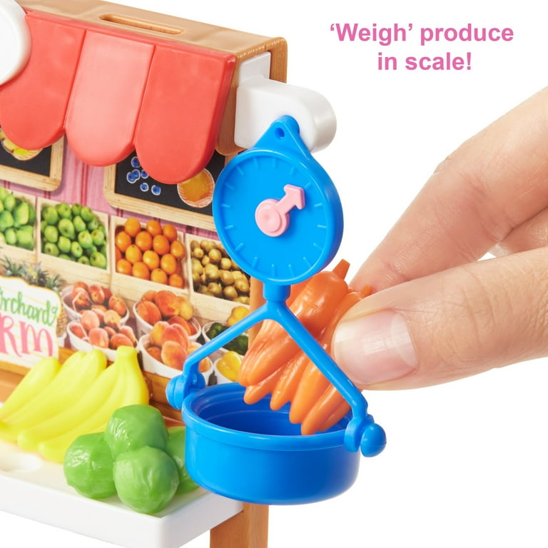 Barbie Career Sweet Orchard Farm Farmers Market with Barbie Doll Playset