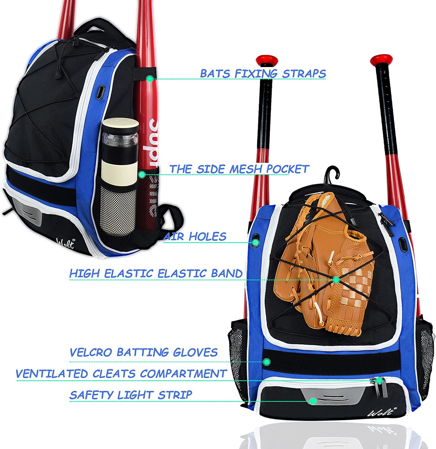 baseball bags at walmart