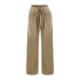 thumbnail image 4 of BOOMNY Girls Baggy Pants Wide Leg Pants for Girl Trendy Solid Color Y2K Elastic Waist Lightweight Loose Fit Soft Athletic Joggers With Pocket, 4 of 4