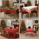 thumbnail image 1 of Mantel de Plástico con Temática Navideña y Diseño de Árbol de Navidad, Ideal para Decoración de Fiestas y Catering., 1 of 6
