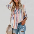 thumbnail image 3 of Cozyfort Long Sleeve Shirts for Women Plus Size Trendy Women's Long-Sleeve Plus-Size Plaid Shirt Womens Tops Casual, 3 of 3