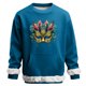 thumbnail image 2 of RKSTN Carnival Party Sweatshirts for Men Oversized Crew Neck Carnival Graphic Print Versatile Fleece Sweatshirt Mens Casual Round Neck Relaxed Fits Comfy Pullover Sweatshirt Top Fall Winter Clothes, 2 of 7