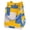 Yellow&Blue, variant on BadPiggies Women's Knit Bucket Handbag Small Crochet Beach Tote Bag Detachable Handle Wrist Purse