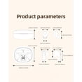 thumbnail image 5 of 2 Pairs Invisible Small Mini Earbuds Sleeping Micro Smallest Discreet Tiny Low Profile Earbud Earphone Ear Buds for Small Ear Canal Wireless Bluetooth Sleep Hidden Headphones, 5 of 8