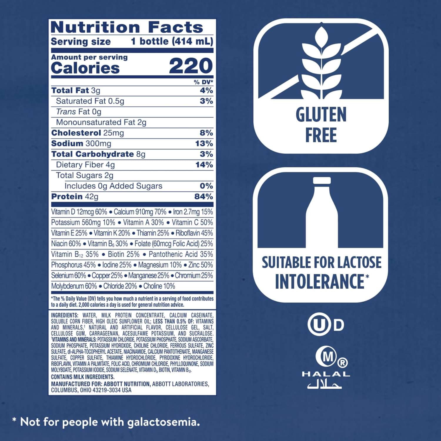 Ensure Max Protein Shake, 42g High Protein, French Vanilla, 14 fl oz