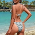 thumbnail image 5 of Yuyamidu Camo Fishing Women's Bikini Set High Cut Triangle Sexy Tie Swimsuit Two Piece Bathing Suit Halter String Cheeky Swimsuit Tie Back Bathing Suit Woman 2XL, 5 of 8