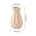 thumbnail image 3 of Frosted Ceramic Vase for Flowers | Modern Home Decor | Hydroponic Planter | Living Room & Table Centerpiece | 6" Tall Decorative Vase, 3 of 6