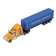 thumbnail image 3 of Tractor Trailer Toy, Container Trailer Toy Educational 1:65 Interesting Vivid  For School, 3 of 8