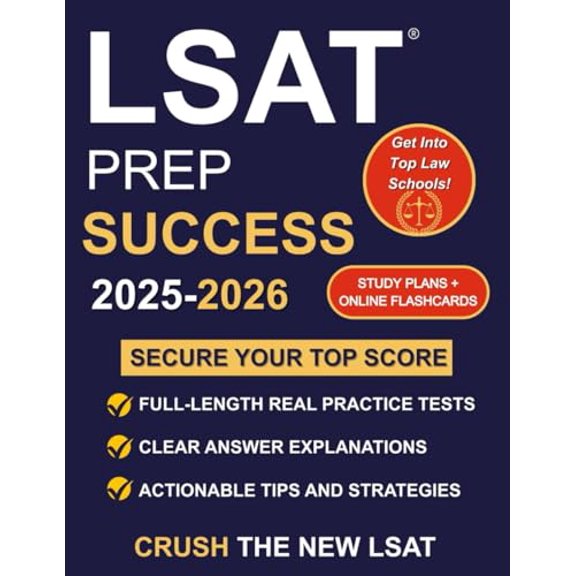 Pre-Owned LSAT Prep Success 2025 Manuals & Guides