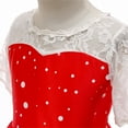 thumbnail image 6 of LNMQLPDBS Christmas Cocktail Dress Christmas Church Dress Red Girls Christmas Dress 4t Dress Church Holiday Party Outfit Girls 14-16 Clothes Kids, Watermelon Red 5-6 Years, 6 of 7