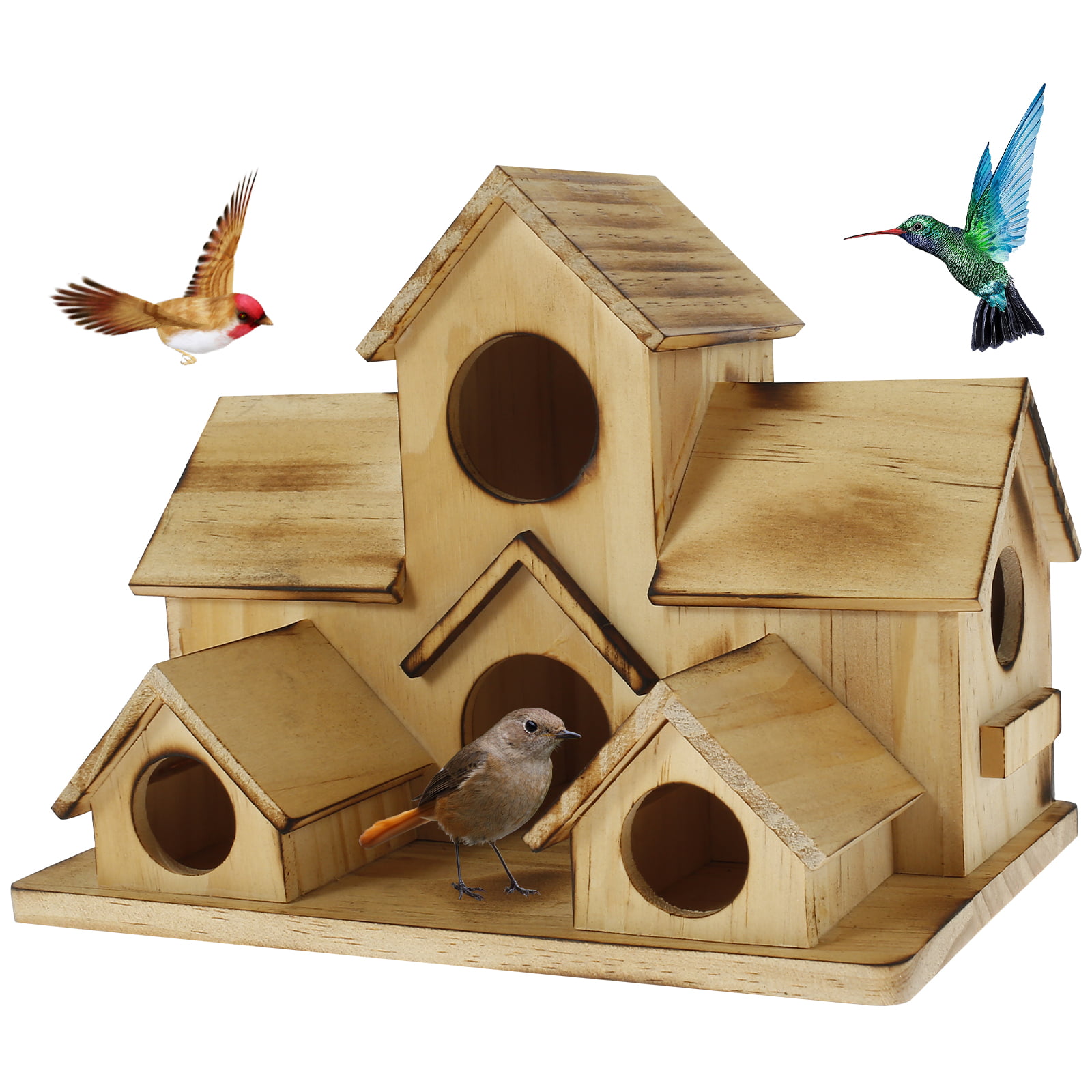 Raspbery Maison Oiseaux Exterieur Oiseau Nester Tissé Birdhouse Hanging Oiseaux  Cabane Colibri Nesting Bird Houses Box