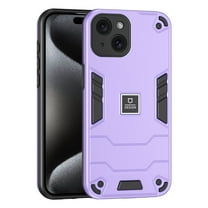 [Real 360° for iPhone 12 Case Heavy Duty Oil-proof, Camera Lens & Screen Protection [Military Dropproof][Full-Body Shockproof][Dustproof] Hard PC TPU Rugged Case,Purple
