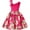 Hot Pink, variant on Tulle Floral Print Prom Dress Long Ball Gown Tiered Formal Dress Strapless Sweetheart Evening Gown One Shoulder Floral Print Maxi Dresses